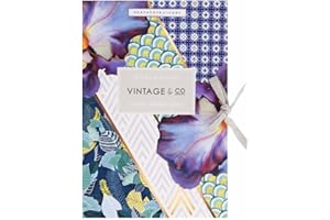 Vintage & Co Beauty Braids & Blooms Sheet Drawer Liners | Add Style to Drawers & Wardrobes | Kitchens & Bedrooms | Cruelty Free & Vegan Friendly | 6 Sheets