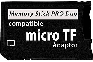 LEAGY PSP 1000, PSP 2000, PSP3000 Adaptador de Memory Stick, Micro SD a Memory Stick Pro Duo MagicGate Card para, Handycam, Cámara, Sony PlayStation Portable