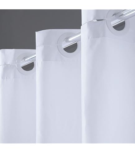 Sanilo Tenda Da Doccia Sandy 180 X 200 Cm, Tende Vasca Da Bagno, 12 Anelli Inclusi, Impermeabile, Effetto Anti-muffa - Foto 4