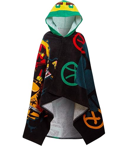 Kids Avengers Hooded Towel 100% Cotton Marvel Spider-Man Hulk Captain