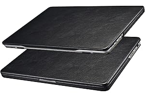Etui na Macbooka Pro 16 M1 M2 M3 Pro/Max 2021-2023 A2991/A2485/A2780, ICARER wysokiej jakości skórzane ultracienkie etui ochronne do Macbook Pro 16 M1 M2 M3 Pro/Max A2991 A2780 A2485 (czarne)