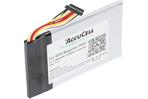 ACCUCELL AKKU 3.7V 3.800mAh 14.06Wh Li-Polymer N496 für GPS Magellan TRX7, 93 x 58,6 x 4,9mm