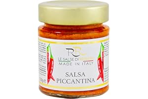 FATTORIE UMBRE S.R.L. Le Salse di Renato Salsa Piccantina 130g - scharfe Sauce für Pasta oder einfach als Dipp für Nachos oder die Antipasti