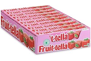 20 PACCHETTI CARAMELLE MORBIDE FRUITTELLA FRAGOLA STRAWBERRY STICK CARAMELLA