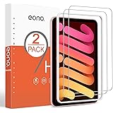 Amazon Brand - Eono 2 Pack Screen Protector Compatible with iPad Mini 6, New iPad Mini 6, 8.3 Inch, 2021 Model, 6th Generatio
