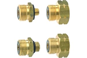 GOK Zestaw adapterów Euro do europejskich butelek z propanem/butanem, adapter gazowy