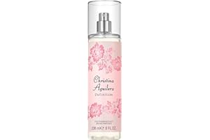 Christina Aguilera - Definition Fine Fragrance Mist, lekkie perfumy do ciała, z mandarynką i bursztynem, nuty kwiatowe i cytrusowe, odświeżający zapach, idealne na lato, perfumy dla kobiet – 236 ml