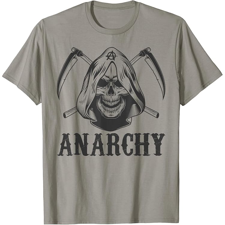 T-shirt Ufficiale Sons Of Anarchy SAMCRO Distressed Reaper Redwood - Digital Pharaoh UK - Foto 2