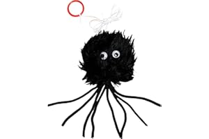 Caldex Limited Classic Pet Products Katzenspielzeug, pelzig, Spinne, Schwarz