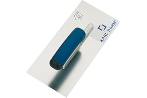 Karl Dahm Llana Alisadora de Acero Inoxidable 13 x 28 cm I Llana de Acabado con Mango Ergonómico para Alicatadores y Yeseros I para Superficies Adhesivas I Herramienta de Alicatado Sin Óxido – 11649