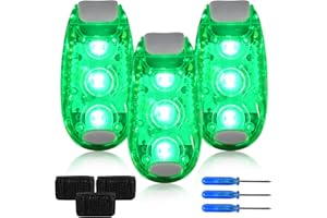 Forhome LED Blinklicht Schulranzen,3 pcs Leuchtclip klein,Sicherheit Licht für Kinder Schulranzen,Reflektoren Schulranzen Kinderwagen Licht Lauflicht Rucksack Leuchtanhänger Jogger Laufen
