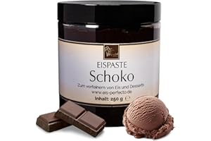 EIS PERFECTO Schoko Eispaste zum Verfeinern von leckerem Eis, Desserts, Getränke, Pralinen Torten Kuchen und vielem mehr. Einfache und schnelle Anwendung. Inhalt 250 g