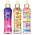 So…? Summer Escapes Womens Ibiza Dreams, Bali Breeze, Mallorca Love Body Spray Mixed Fragrance Bundle 200ml (Pack of 3)