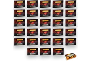 Flamefast Firelighters Bulk Pack Fire Lighters Starter Blocks Hotspot Burners BBQ Open Fire with KasaBona Safety Matches – 24 Firelighters (672 Firelighters)