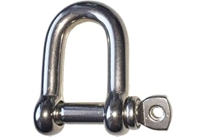 Sunload Schäkel gerade Kurze Form Edelstahl AISI 316 V4A