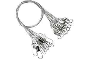 ‎9TONG 9Tong Süßwasser Draht Angelvorfach Rostfrei Hochleistungs Drahtvorfach Angeln Salzwasser Rigs Vorfächer Angeln Stahl