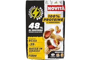 LO CONTE Le Farine Magiche Ricarica Proteica Farina Proteica 100% Arachidi Naturale e Vegetale Farina ad Alto Contenuto Proteico, Low Fat, Keto e Senza Glutine per Ricette Sane Confezione da 150 g (1 pezzo)