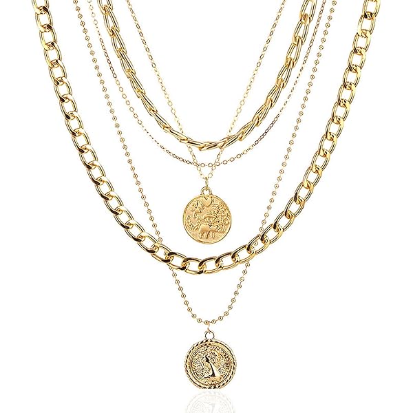 Goud vergulde ketting met hart hanger | Goud Vergulde Kettingen