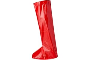 BRISTOL NOVELTY Red Go Go Boot Tops (1 Pair) - Chic Design, Perfect For Themed Parties, Halloween, Holiday Celebrations, Festivals, & Events
