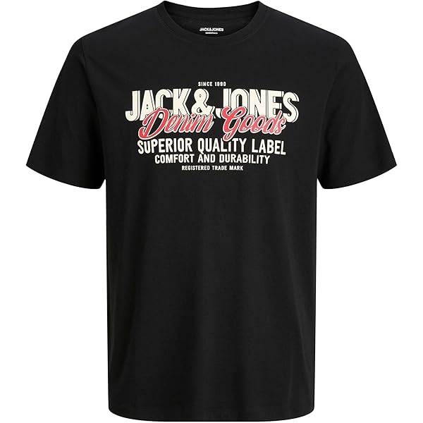 Jack & Jones PREMIUM JPRBLAHARVEY INFO TEE CREW NECK UNISEX - T-shirt