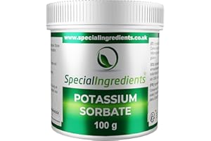 SPECIAL INGREDIENTS Potassium Sorbate (Mould Inhibitor) 100g Premium Quality, Non-GMO, Gluten Free – Recyclable Container