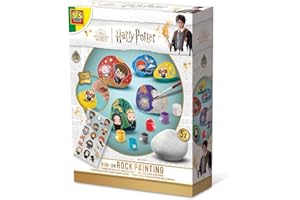 SES CREATIVE Harry Potter - Rub-on Rock Painting, 15 x 20 x 4 cm