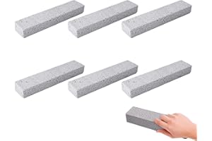 KAYEF Cleaning Block WC,6 Stück Bimsstein für Wc,Bimsstein Reinigungsstein,Toilette-Reinigungsstein,Blöcke Bimsstein für Toilette,für Grill KüChe