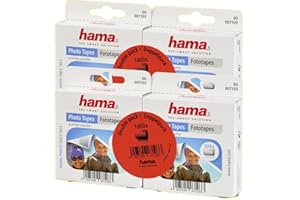 Hama - 2000 nastri adesivi per incollare foto o cartoline in album fotografici: fissaggi nascosti sul retro., 1