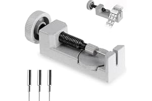 DAJISI Watch Link Removal Tool Kit Watch Band Strap Link Pin Remover Metal Watch Pin Removal Tool with 3 Extra Pins Watch Bracelet Sizing Adjustment for Watch Strap Link Pin Removal