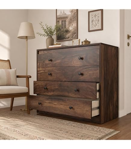 1CLIQKART KOPPANG Chest of 6 Drawers, black-brown172x83 cm (67 3/4x32 5/8 