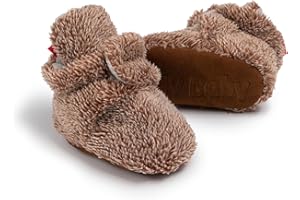 CENCIRILY Baby Girls Boys Booties Newborn First Walking Shoes Infant Winter Warm Boots Soft Sole Ankle Crib Shoe with 0-18 Months