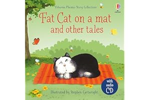 Fat cat on a mat and other tales with CD (Phonics Story Collections)
