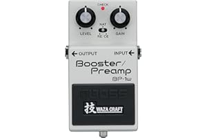 BOSS BP-1W Booster/Preampli | Effetto a Pedale Waza Craft per Chitarra di Alta Qualità con Circuitazione Analogica | Suoni Vintage dal BOSS CE-1 Chorus Ensemble e Roland RE-201 Space Echo