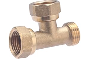 NT NOYON & THIEBAULT Té Laiton Femelle Femelle Mâle Ecrou Tournant à Visser 15x21 (1/2) NOYON & THIEBAULT