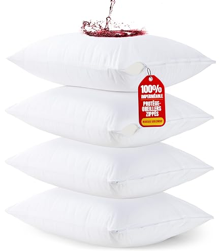 Protège-Matelas rembourré Anti-acariens avec Membrane Respirante et