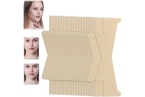 XUNZHI 30pcs Invisible Neck Lift Tape,High Elastic Neck Strips,Breathable Lifting Patches,Reusable Tightening Ne/ck Tapes,Waterproof Ne/ck Lifting Tape Strips,Instant Lift N/eck Patches,Anti Wrinkles Tapes