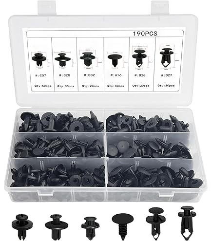 Clip Di Fissaggio Per Auto Clip Per Paraurti Auto - 50 Pezzi In Plastica, Fissaggio Rapido Per Pannelli Rivetti Plastica - Foto 4