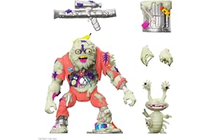 SUPER7 Teenage Mutant Ninja Turtles Ultimates Glow-in-The-Dark Muckman and Joe Eyeball 7-Inch Action Figure - NYCC Exclusive