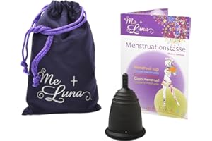Me Luna Coupe menstruelle Classic, manche noir taille S
