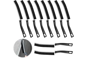 TUFA 10 Pezzi Spazzola per la Pulizia delle Fessure,Spazzola di Pulizia Spaccata,Spazzola per Pulizia delle Fughe,Spazzola Multifunzione per Pulizia per Cucina,Bagno,Scanalature di Porte e Finestre
