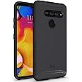 TUDIA Merge, Custodia Cover Protettiva a Doppio Strato Progettata per LG V40 ThinQ (Nero)