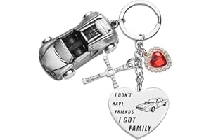 Melix Home Fast Furious Collection brelok do kluczy samochodowych, prezent dla nastolatków, dziewcząt, córki, kobiet, dekoracja urodzinowa, brelok do kluczy na prezent