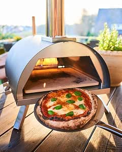 VENTURA Forno ibrido per pizza IBRIDO, a gas o pellet, mobile, nero :  Amazon.it: Giardino e giardinaggio