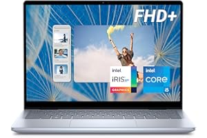 Dell Inspiron 14-7440 2-in-1 Laptop 14-inch FHD+ 60Hz Touch Display, Intel Core i5-1334U, 16GB RAM, 512GB SSD, Intel Iris Xe, Windows 11 Home, Fingerprint Reader, Backlit UK Qwerty Keyboard, Ice Blue