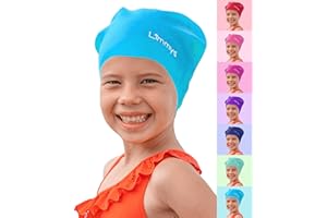 Limmys Czepek Pływacki dla Dzieci – Wykonany w 100 % z Silikonu – Dla Długich Włosów – Miękki, Elastyczny i Wygodny – Zaprojektowany dla Trwałości i Bez Kołtunów