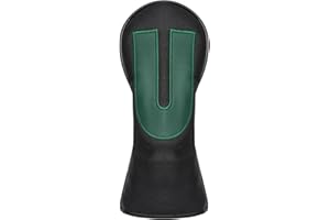 SHABIER Couvre-club de golf noir avec chiffres