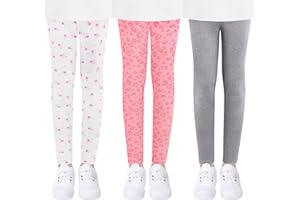 L&K-II 2/3/5er Pack Kinder Leggings Mädchen Tanzhosen Baby Leggings Turnhosen Baumwolle Verschiedene Motive 4539