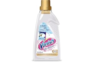 Vanish Oxi Advance Quitamanchas y blanqueador para ropa blanca, Sin lejía, Aroma Rosa, En gel, 1500 ml