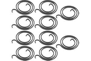 ECSiNG Juego de 10 resortes giratorios para manijas de puerta de bricolaje, accesorios para mano izquierda y derecha, manijas interiores de puerta 36,5 x 27,5 mm