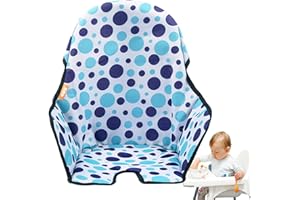 BESREEY Cuscino Per Seggiolone Pappa Universale - Riduttore Per Sedia Da Pranzo Per Bambini 37x23cm - Fodera Ikea